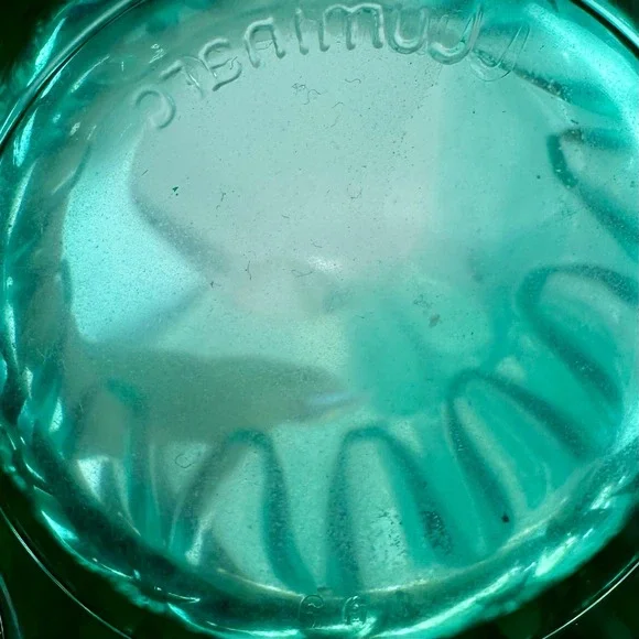 Set of 6 Vintage Green Luminarc Glasses Holiday Christmas Barware Entertaining - Picture 14 of 17